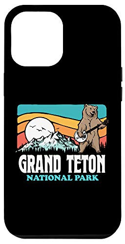 iPhone 12 Pro Max Grand Teton National Park Jackson Mountains Banjo Bear Funny Case