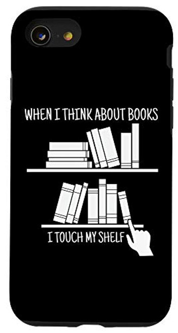 iPhone SE -2020- / 7 / 8 Book Pun Inspired Self Control Joke Related Shelf Pun Design Case