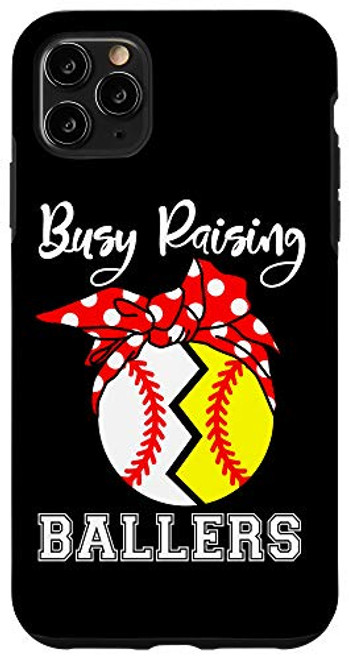 iPhone 11 Pro Max Busy Raising Ballers Funny Softball Baseball Player Mom Case iPhone 11 Pro Max Busy Raising Ballers Funny Softball Baseball Player Mom Case
