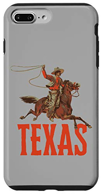 iPhone 7 Plus/8 Plus Texas Retro Roping Cowboy Vintage Graphic Case iPhone 7 Plus/8 Plus Texas Retro Roping Cowboy Vintage Graphic Case