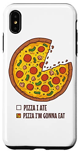 iPhone XS Max Funny Pizza Pie Chart Graph Math Joke Pizza Lover Case