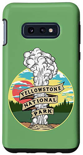 Galaxy S10e Vintage Old Faithful Yellowstone National Park Graphic Case
