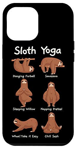 iPhone 12 Pro Max Sloth Yoga Position Workout Meme Joke Pun Gift Case