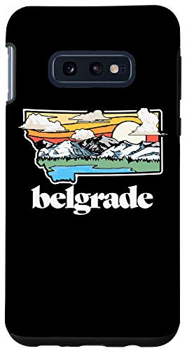 Galaxy S10e Vintage Belgrade Montana Outdoors Retro Mountains  and  Nature Case