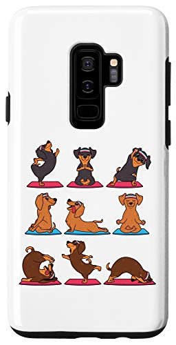Galaxy S9Plus Dachshund Yoga Position Workout Wiener Dog Gift Case