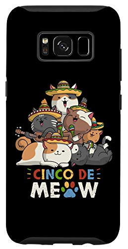 Galaxy S8 Cinco De Meow Mariachi Cat Lovers Cinco De Mayo Gift Case