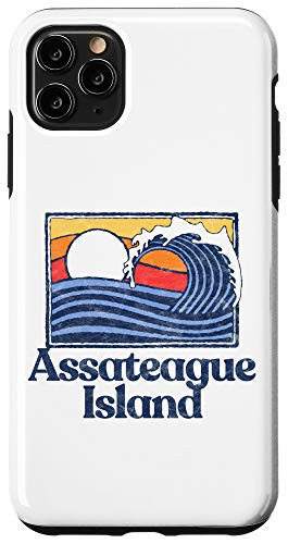 iPhone 11 Pro Max Assateague Island Retro Surfer Vintage Beach  and  Wave Case