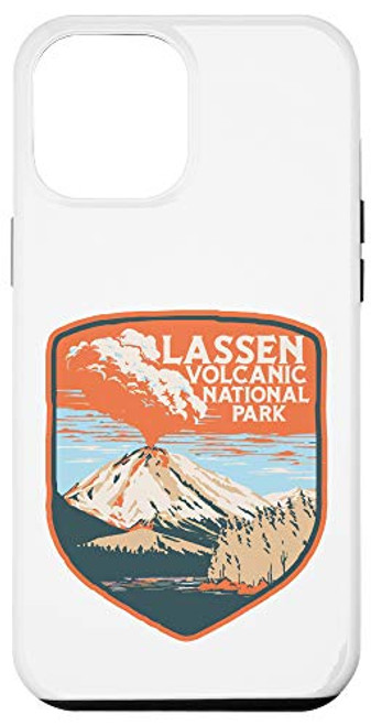 iPhone 12 Pro Max Lassen Volcanic National Park Retro Volcano Graphic Case iPhone 12 Pro Max Lassen Volcanic National Park Retro Volcano Graphic Case