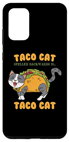 Galaxy S20Plus Tacocat funny Backward spelled locce Taco and Cats Case