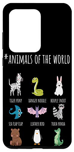 Galaxy S20 Ultra Funny Animals of the World Chart Case
