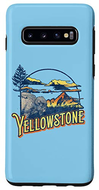 Galaxy S10 Vintage Yellowstone National Park Retro 80's Style Graphic Case Galaxy S10 Vintage Yellowstone National Park Retro 80's Style Graphic Case