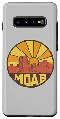 Galaxy S10Plus Retro Moab- Utah - Vintage Desert Sunset 80s Graphic Case