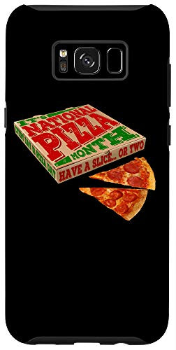 Galaxy S8Plus National Pizza Month Delivery Box Cheese Pepperoni Sausage Case