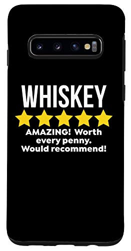 Galaxy S10 Whiskey Amazing Bourbon Drinker Funny Alcohol Drinking Gift Case