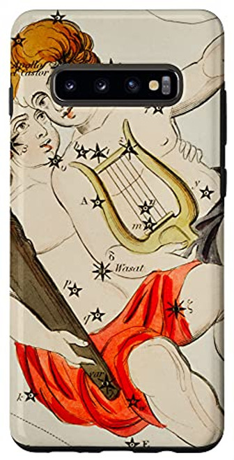 Galaxy S10Plus Sidney Halls astronomical chart illustration of the Gemini Case Galaxy S10Plus Sidney Halls astronomical chart illustration of the Gemini Case