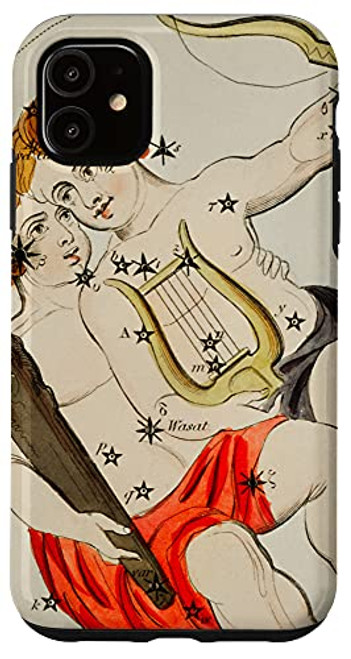 iPhone 11 Sidney Halls astronomical chart illustration of the Gemini Case