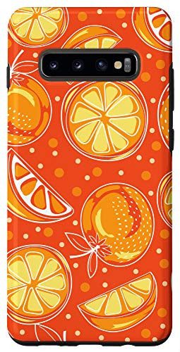 Galaxy S10Plus Orange Slices Fruit Pattern Case
