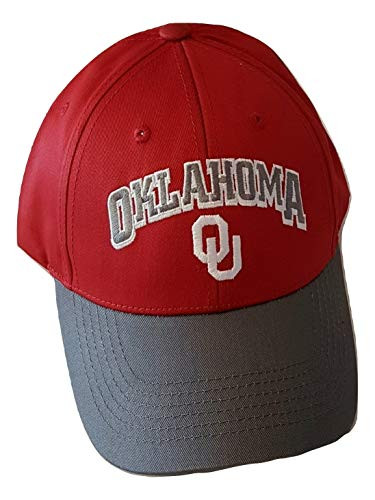 Captivating Headwear Oklahoma Sooners Hat Structured Adjustable 2-Tone Cap
