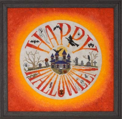 Halloween Ala Round -GP266- Cross Stitch Chart
