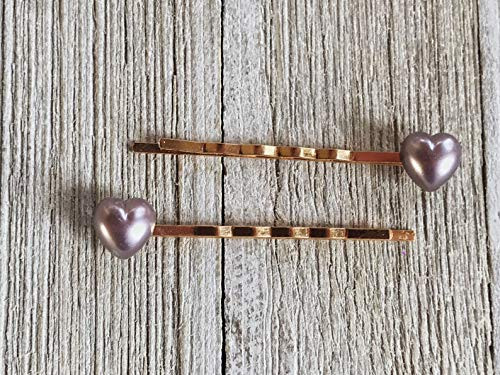 Purple Heart Hair Pins- Valentines Day Bobby Pin- Womens Hair Pin- Cute Hair Pin- Decorative Hair Pin- Pearl Heart Bobby Pin- Girls Hair Pin Purple Heart Hair Pins- Valentines Day Bobby Pin- Womens Hair Pin- Cute Hair Pin- Decorative Hair Pin- Pearl Heart Bobby Pin- Girls Hair Pin