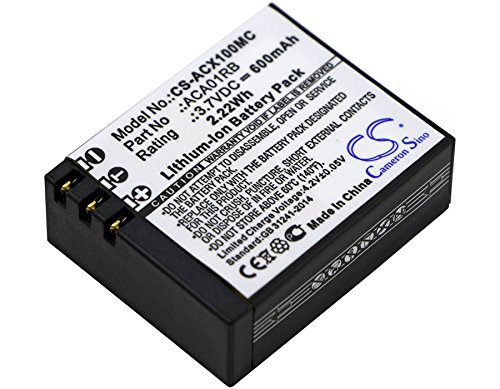 Replacement for ACTIVEON CX Gold CX CX HD ACA01RB Battery