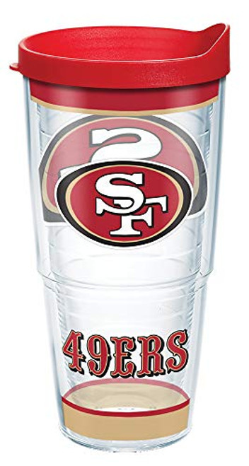 Tervis NFL San Francisco 49ers Made in USA Double Walled Insulated Tumbler- 24oz - Tritan- Tradition Tervis NFL San Francisco 49ers Made in USA Double Walled Insulated Tumbler- 24oz - Tritan- Tradition