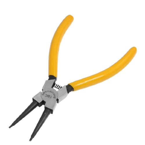 Aexit Hand Tool Pliers Orange Grips Internal Straight Circlip -Nose Pliers Plier 5.9inch