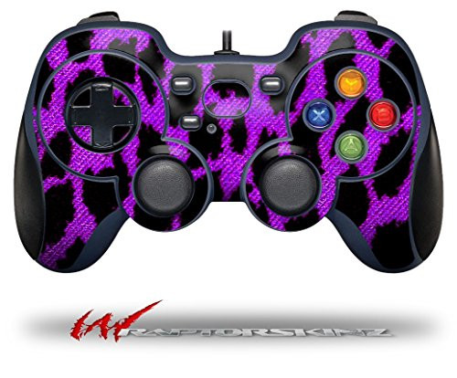 Purple Leopard - Decal Style Skin fits Logitech F310 Gamepad Controller -CONTROLLER SOLD SEPARATELY-