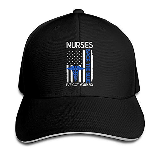 Nurse Back The Blue I've Got Your Six Adjustable Baseball Cap Men Women Athletic Low Profile Dad Sun Hat
