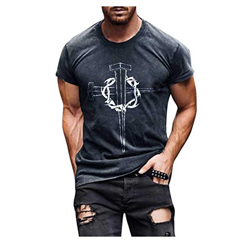 Shirt for Men- Men's T-Shirts Fashion Summer Short Sleeve Cotton Crew Neck Loose Casual Tees Blouse Tops Street Fashion Casual Printed Crew Neck Shirt Muscle Tee Shirts Top White XL Shirt for Men- Men's T-Shirts Fashion Summer Short Sleeve Cotton Crew Neck Loose Casual Tees Blouse Tops Street Fashion Casual Printed Crew Neck Shirt Muscle Tee Shirts Top White XL
