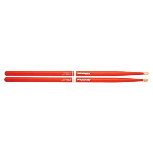 PROMARK American Hickory Rebound 7A Drumsticks- Acorn Tip- Orange - Single Pair