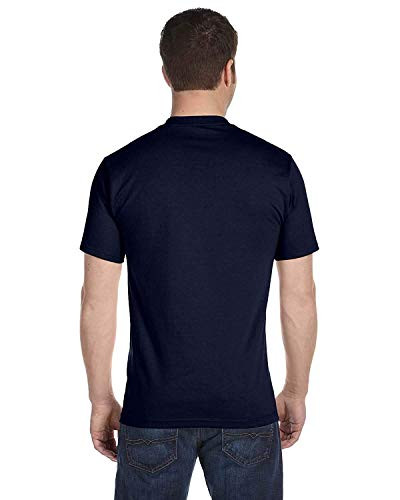 byHanes Hanes Men's Tagless ComfortSoft Crewneck T-Shirt -Pack Of 5- -Navy- Large-