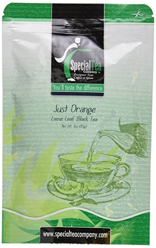 Special Tea Just Orange Loose Leaf Black Tea- 3 Ounce