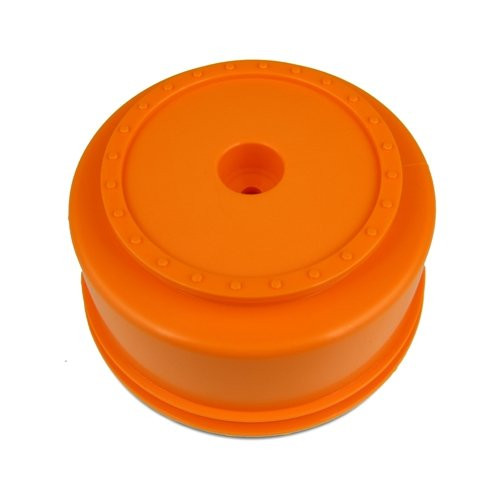 DE Racing SCBAO +3mm Offset Borrego SC Wheels for Team Associated SC10, SC10 4x4, Orange