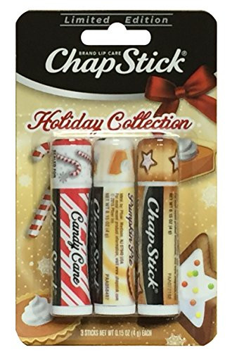 ChapStick Limited Edition Holiday Collection- 3 Sticks -Pack of 3-