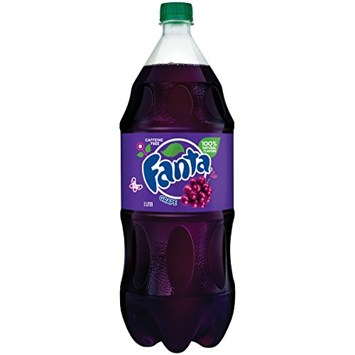 Fanta Grape Soda Fruit Flavored Soft Drink- 2 Liter Bottle