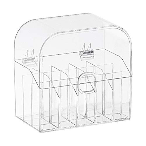 Hehoyang 15 Grid Lipstick Storage Box with Lid- Lipstick Organizer Holder-Dustproof Lipstick Storage Display Case- Clear Acrylic Lip Gloss Lipstick Holder Case Display Rack Hehoyang 15 Grid Lipstick Storage Box with Lid- Lipstick Organizer Holder-Dustproof Lipstick Storage Display Case- Clear Acrylic Lip Gloss Lipstick Holder Case Display Rack