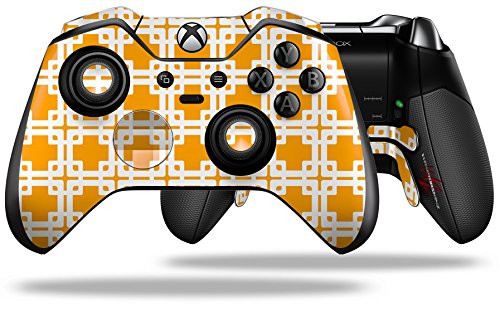 Boxed Orange - Decal Style Skin fits Microsoft XBOX One ELITE Wireless Controller -CONTROLLER NOT INCLUDED-