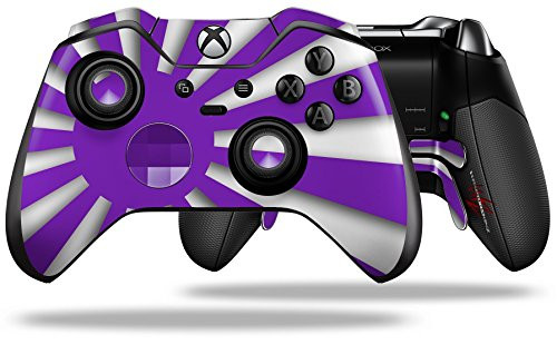 Rising Sun Japanese Flag Purple - Decal Style Skin fits Microsoft XBOX One ELITE Wireless Controller -CONTROLLER NOT INCLUDED-