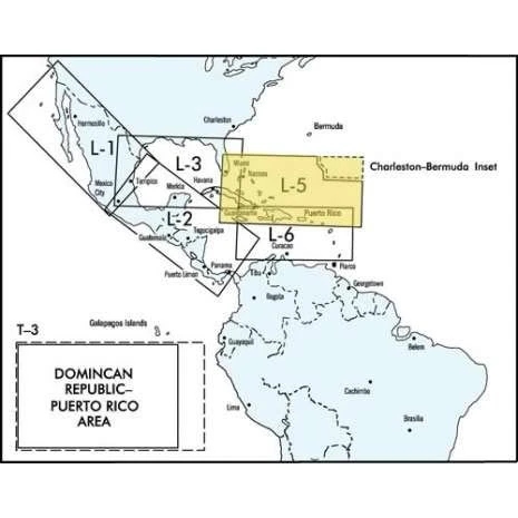 FAA Chart- Enroute Low Altitude Caribbean 5/6
