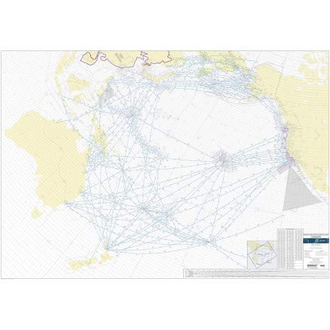 FAA Chart- North Pacific Route Chart Composite Flat