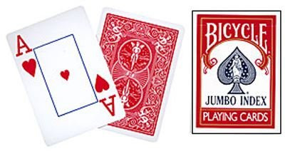 Murphy's Magic Supplies- Inc. Cards Bicycle Jumbo Index | Red | Poker Deck | Collectable