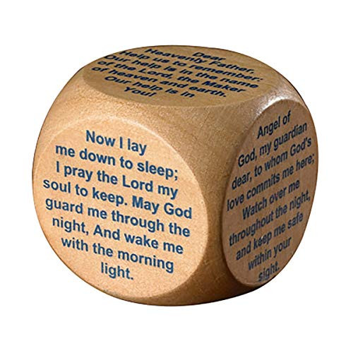 Religious Children's Bedtime Prayer Cube, 1 1/2 Inch