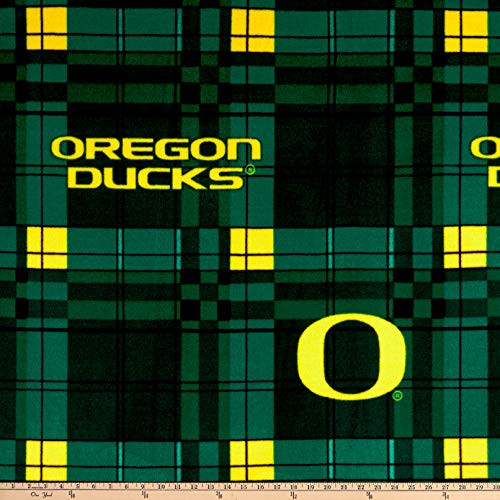 Sykel Enterprises NCAA Oregon Ducks Fleece- Yard- Plaid