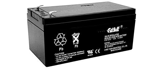 12 Volt 3.3 Amp Rechargeable Sealed Lead Acid 12v 3.3ah Battery F1 Terminal