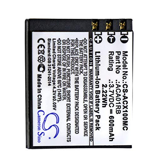 XPS Replacement Battery Compatible with ACTIVEON CX- CX Gold- CX HD PN ACA01RB