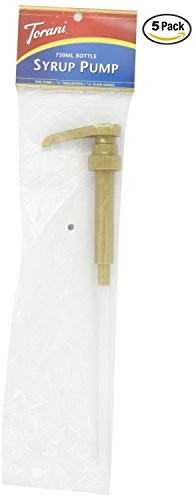 Torani Syrup Pump, 750 ML (Pack of 5)