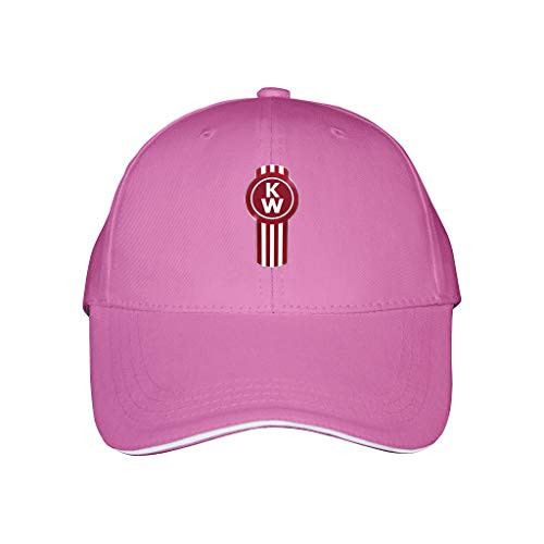Unisex Adults Hip Hop Trucker-Kenworth-Baseball Cap Professional Hat Outdoor Adjustable Pink