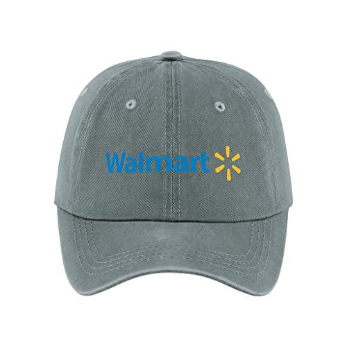 Unisex Adults Hip Hop Trucker-Walmart-Baseball Cap Professional Hat Sport Adjustable Grey