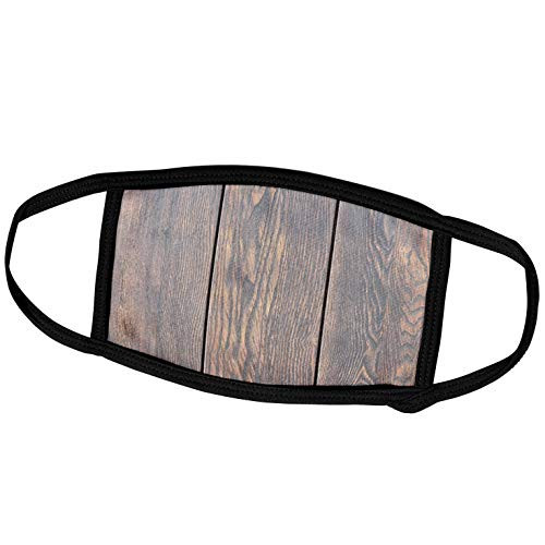 3dRose Image of Neat- Smooth Vertical Wooden Planks Painted in Brown. - Face Covers -fc_284022_3-